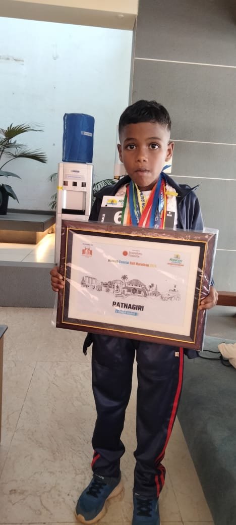 A mere 7-year-old Mohammed from Karnataka came and took home a marathon medal from Ratnagiri!