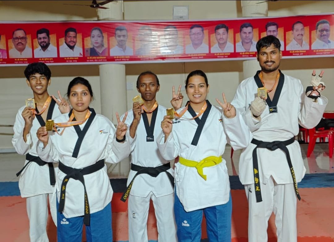 Youth team of Ratnagiri leaves for Latur for senior taekwondo tournament